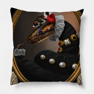 Renaissance Reptile - Lady Selena de Arcobaleno Pillow