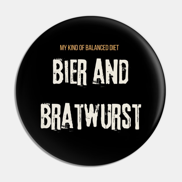 Bier and Bratwurst Pin by ravensart