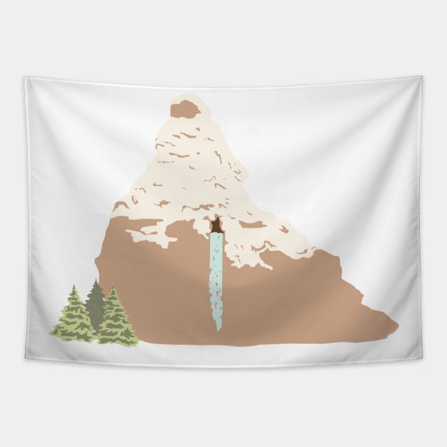 Bobsled Ride Tapestry by littlemoondance