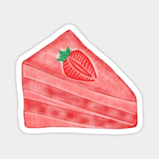 Cake Strawberry Magnet