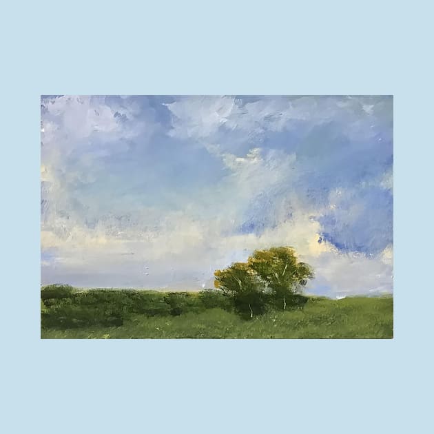 Cobalt Skies Oil Painting by Gallery Digitals