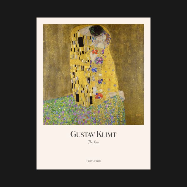 The Kiss by Klimt with text by MurellosArt