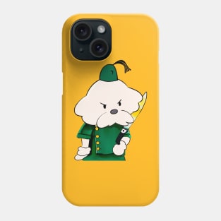 Dog with Knife Phone Case