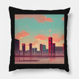 Nagoya | Comics Style Pillow