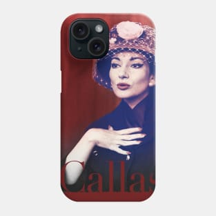 Maria Callas Collage Portrait 3 Phone Case