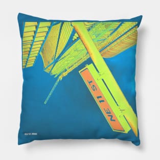 Miami in blue Pillow