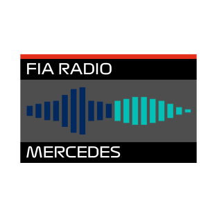 "Blue Flag" Mercedes Radio Message Design T-Shirt