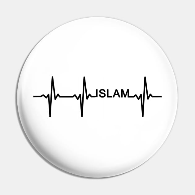 Heartbeat Islam Pin by Hason3Clothing