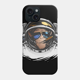 Chimps in Space for Lovers of Science-Fiction and Cosmos Phone Case