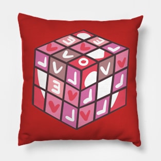 Love Rubik's Cube Pillow