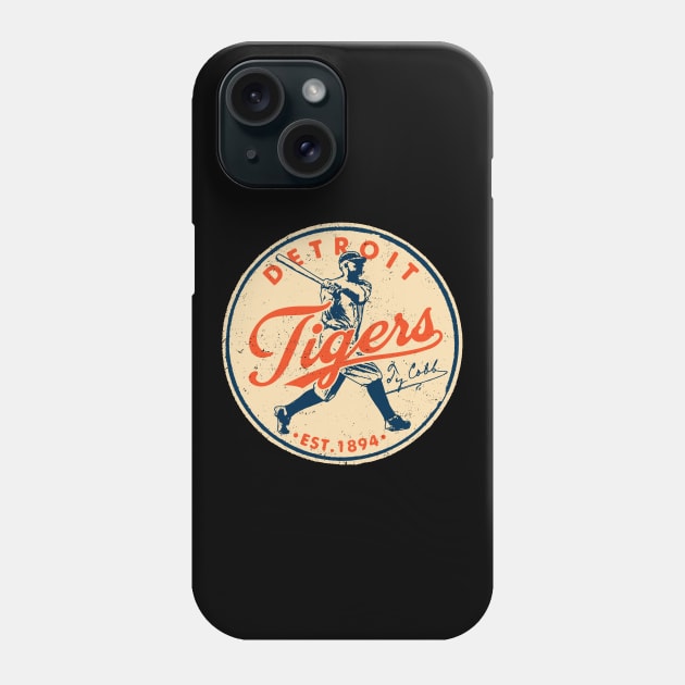 Vintage Detroit Tigers 3 by Buck Tee Phone Case by Buck Tee