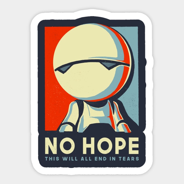 Don't panic The Hitchhiker's Guide to the Galaxy Sticker for Sale