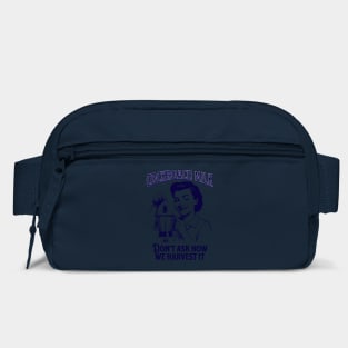 Cockroach Milk, Don't Ask How We Harvest It, funny vintage design Bag