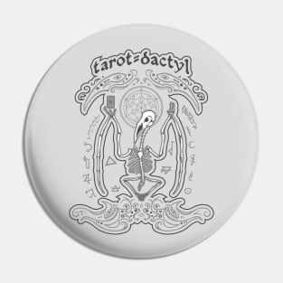 Tarot-Dactyl Whiteout Pin