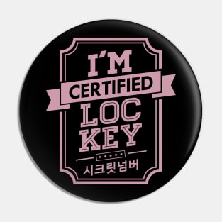 Certified SECRET NUMBER LOCKEY Pin