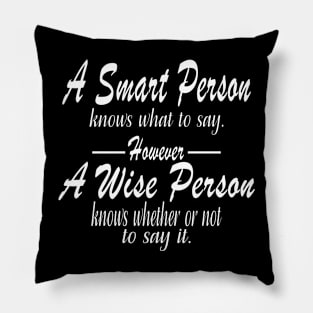 A Smart Person Pillow