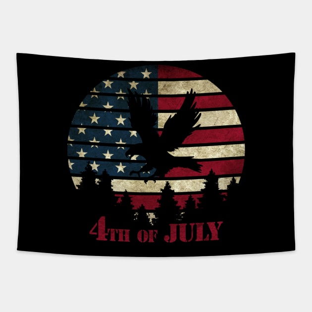 4th of July - Independence Day Tapestry by valentinahramov