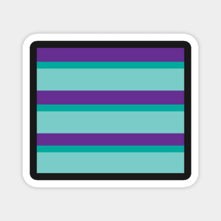 Strips - purple and blue. Magnet