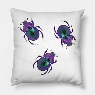 Scarab beetles Pillow