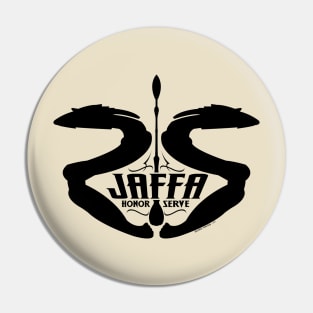 Jaffa    (black print) Pin