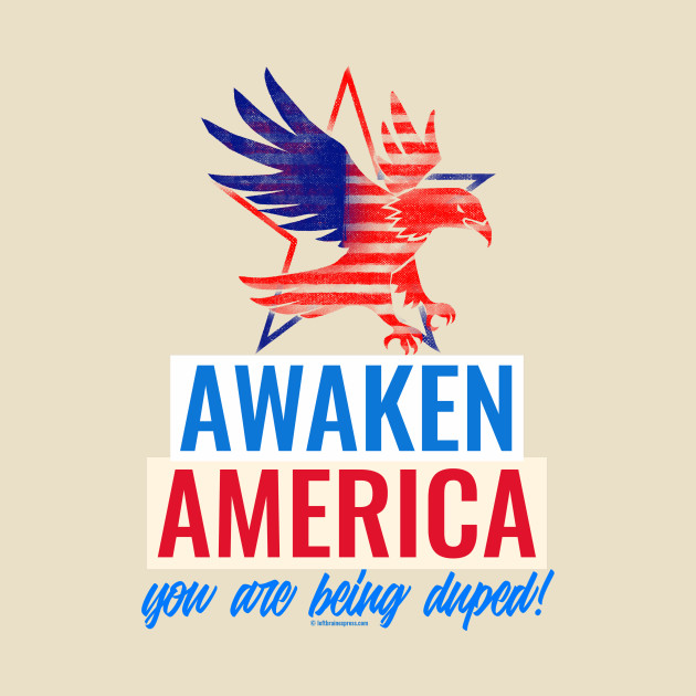 Awaken America Flying Eagle by LeftBrainExpress