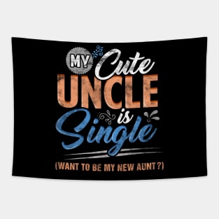 My cute uncle is single want to be my new aunt Tapestry