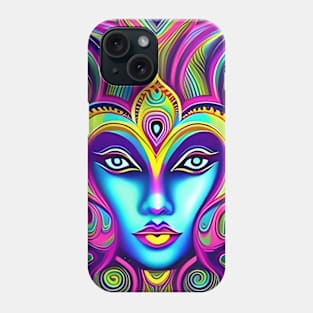 Dosed in the Machine (41) - Trippy Psychedelic Art Phone Case