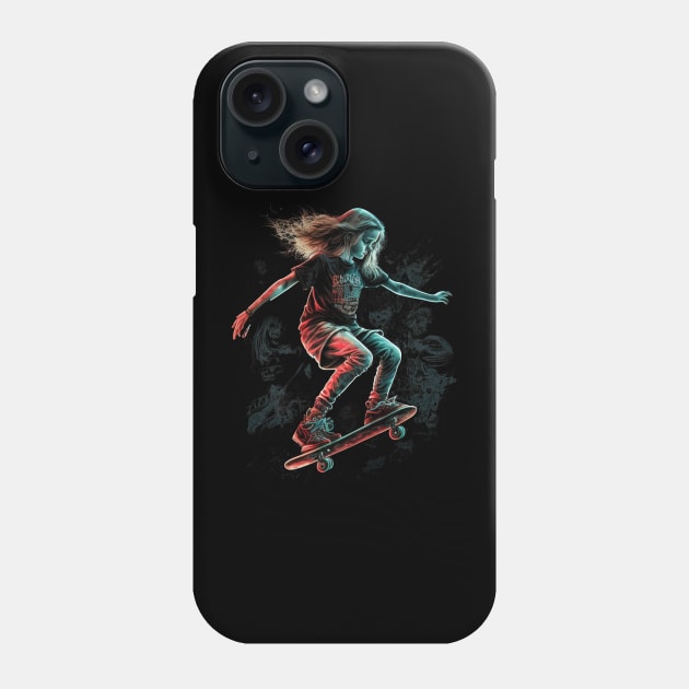 skater girl Phone Case by JayD World