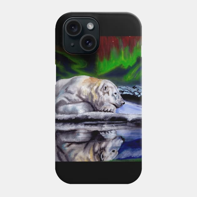 Bear reflection Phone Case by Bertoni_Lee