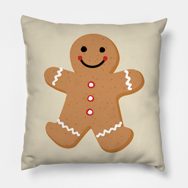 Gingerbread Person Gingerbread Pillow Teepublic 6148