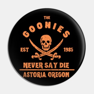 The Goonies Never Say Die Gold Pin