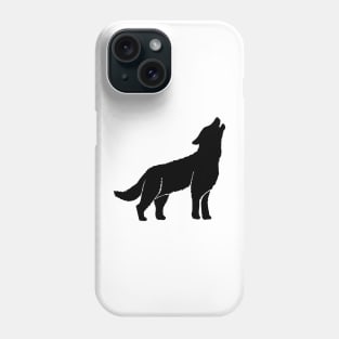 Howling Wolf Silhouette Phone Case