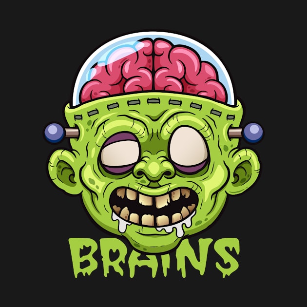 Halloween Brains Zombie by saigon199x