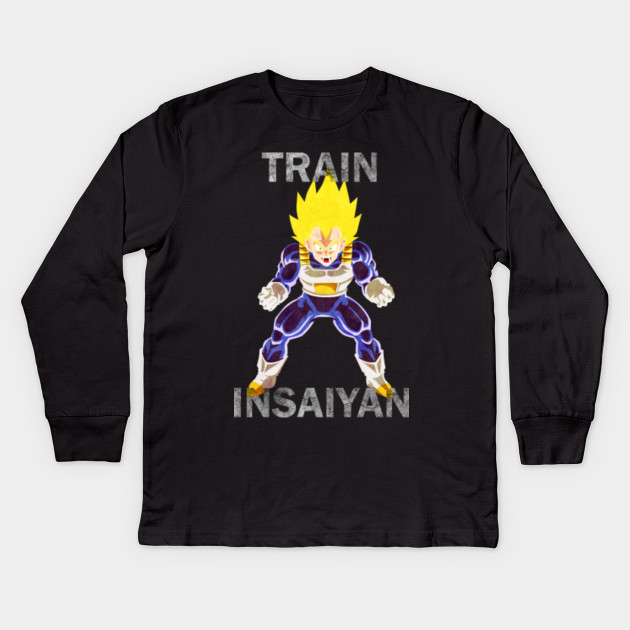 Vegeta Train Insaiyan Dragon Ball Z Kids Long Sleeve T Shirt
