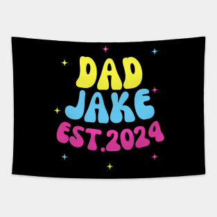Dad Est 2024 Promoted to Daddy 2024 Pregnancy Announcement Tapestry