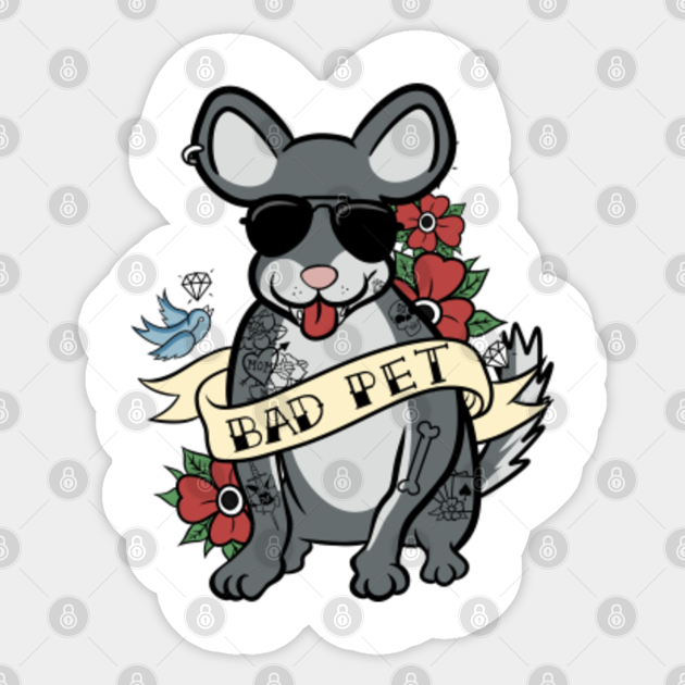 Sugar Glider Bad Pet Sugar Glider Sticker Teepublic