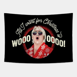 All I Want for Christmas is WOOOO! (with shades!) Tapestry