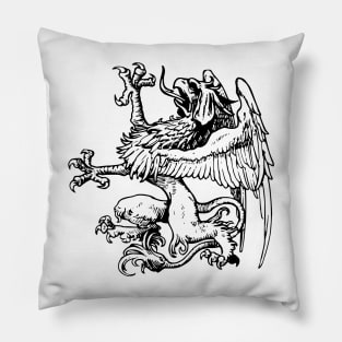 Heraldic Griffon Pillow