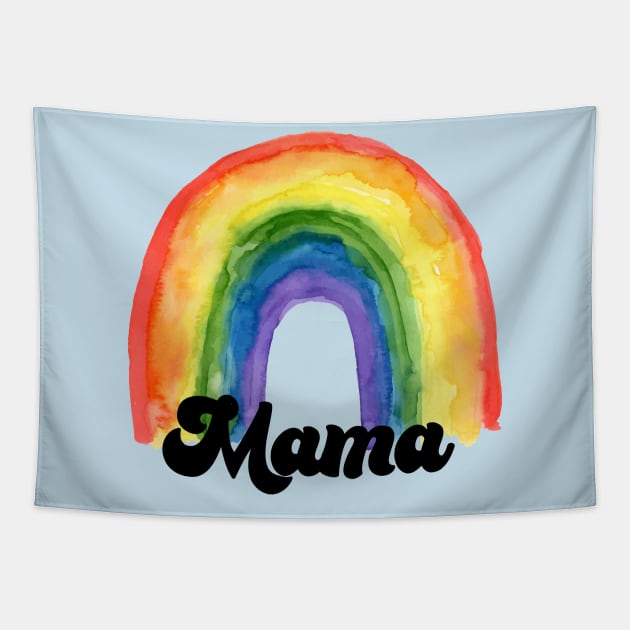 Rainbow Mama Leopard shirt, Mama Leopard Rainbow shirt, Mama rainbow shirt, Rainbow mama shirt, mom shirt rainbow Tapestry by wiixyou