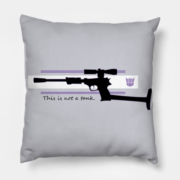 Rene` Megatron Pillow by ActionNate