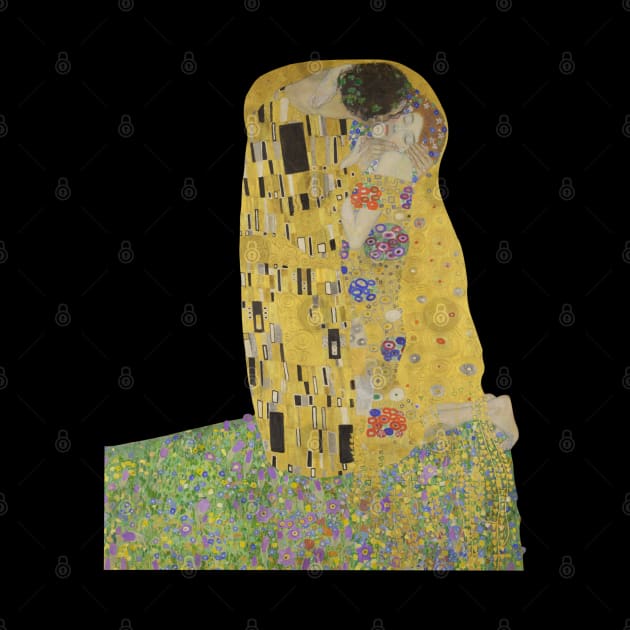 The kiss by Gustav Klimt by Africa