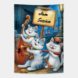Alley Cats' Serenade Tapestry