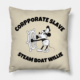 Steamboat Willie - Classic Cartoon Pillow