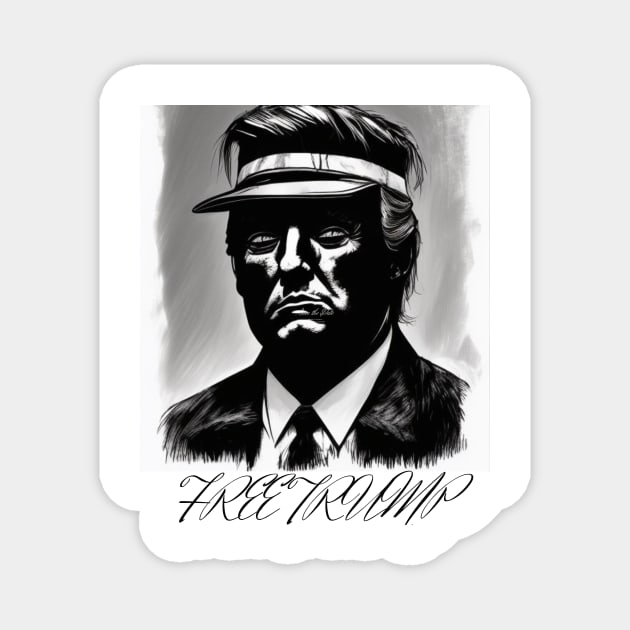 trump mugshot Magnet by Mcvipa⭐⭐⭐⭐⭐