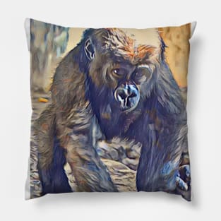 Baby Western Lowland Gorilla Pillow