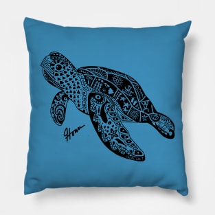 HI-50 Tribal Honu Pillow