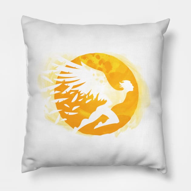 Icarus Pillow by Waynem