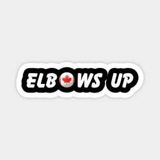 Elbows-Up Magnet