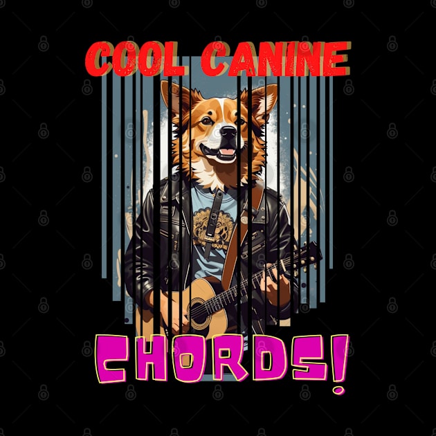 "Cool Canine Chords: Groovy Guitar Style" by LionCreativeFashionHubMx