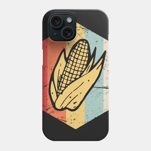 Retro Vintage Corn Farmer Icon Phone Case by MeatMan